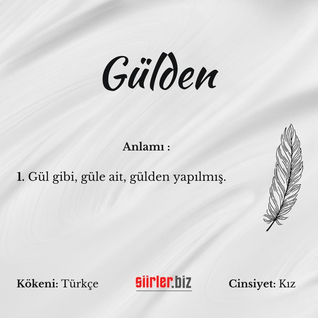 Gülden İsminin Anlamı Nedir?