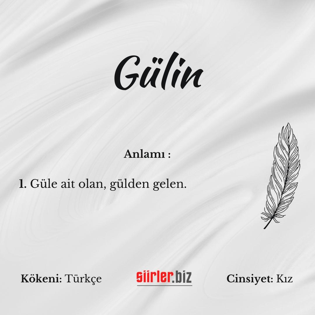 Gülin İsminin Anlamı Nedir?