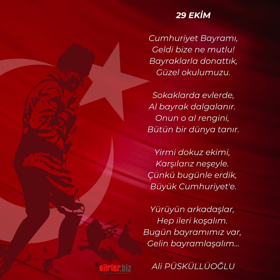 29 Ekim Şiiri